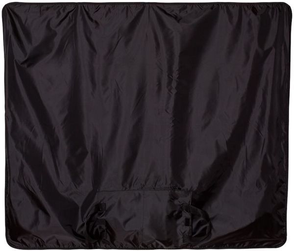 Am image of a Custom Alpine Fleece Polyester Nylon Picnic Blanket in Navy!
