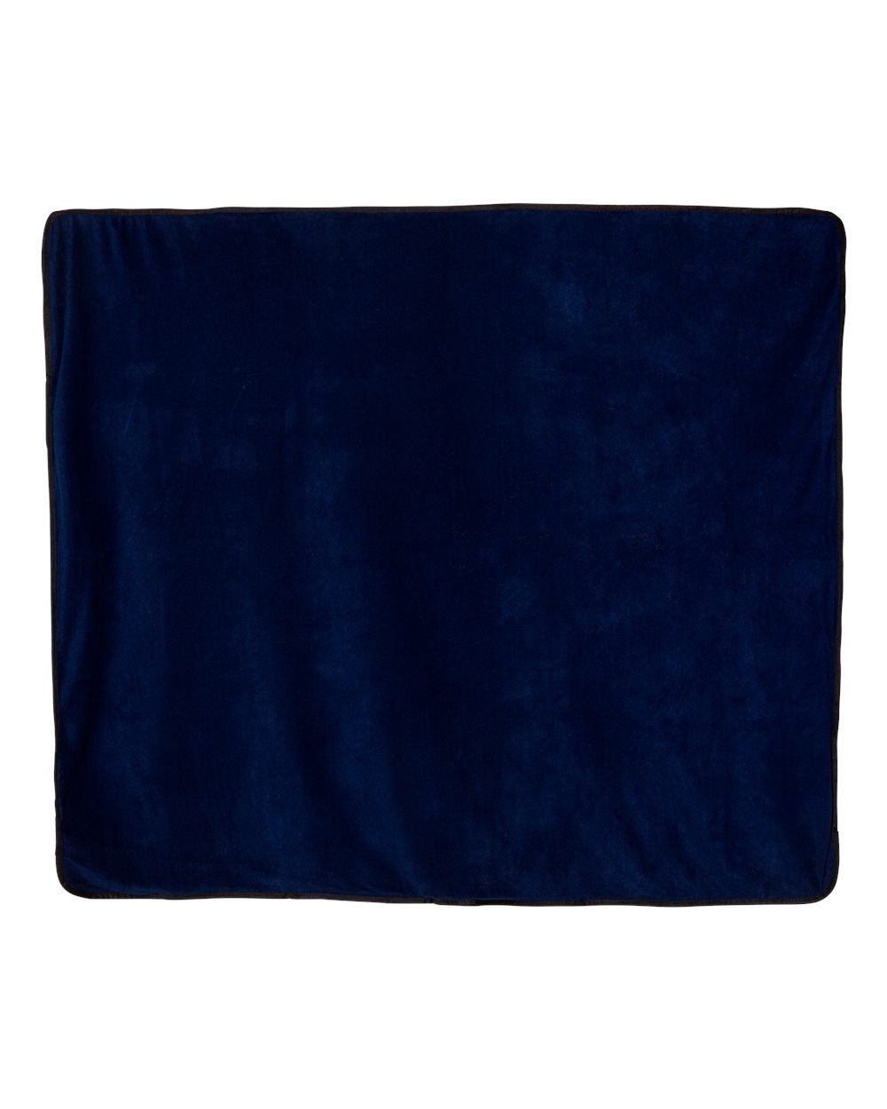Alpine Fleece Polyester Nylon Picnic Blanket in Navy