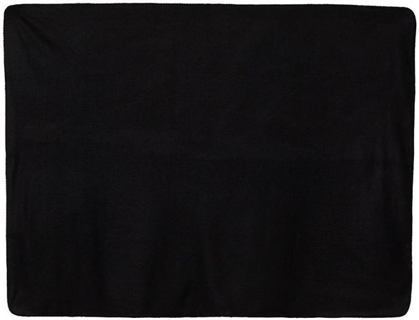 Am image of a Custom Alpine Fleece Value Blanket in Black!