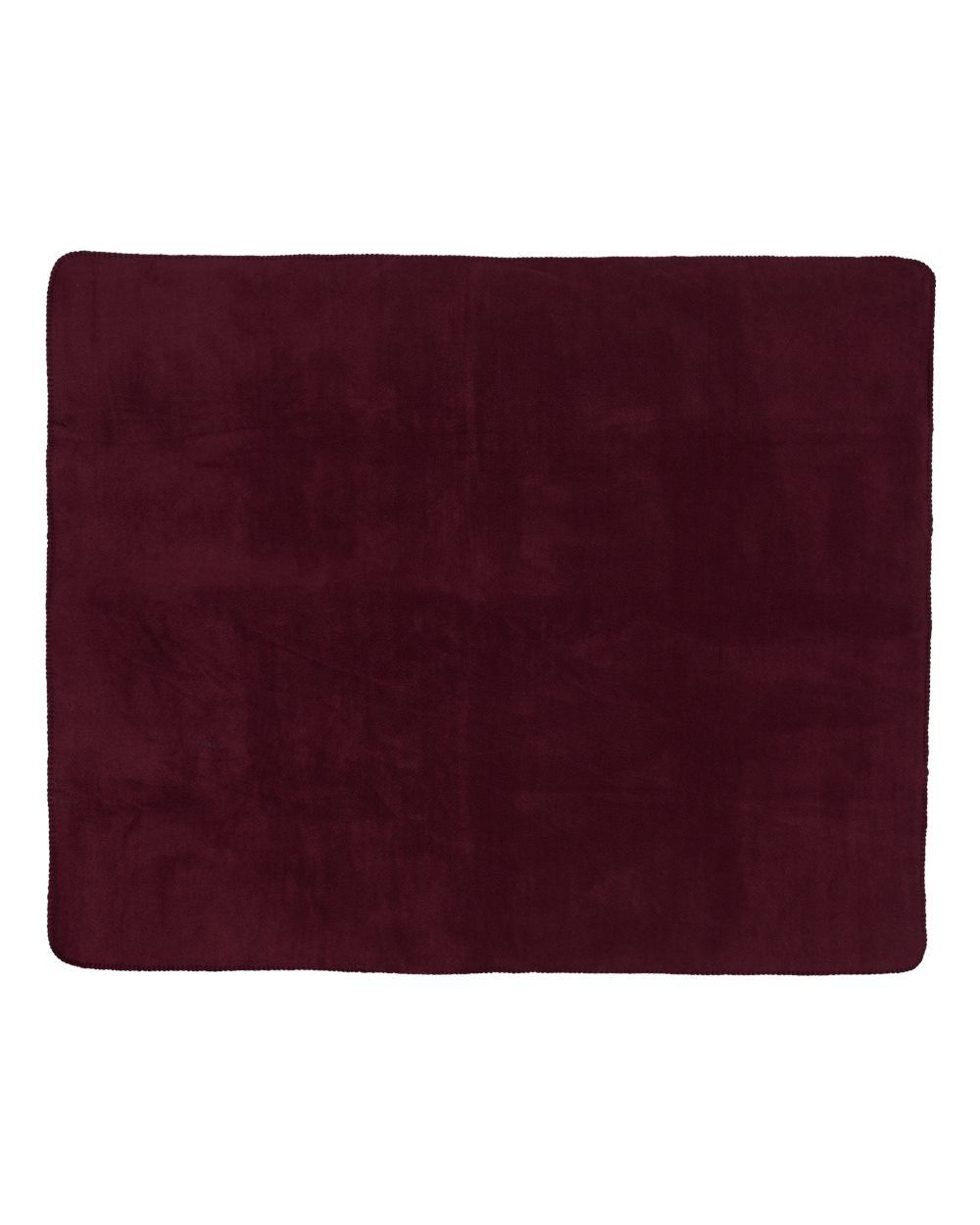 Alpine Fleece Value Blanket in Burgundy