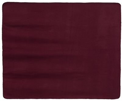 Am image of a Custom Alpine Fleece Value Blanket in Burgundy!