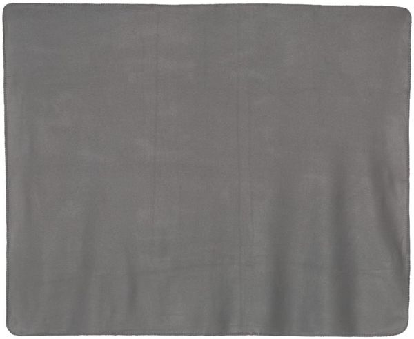 Am image of a Custom Alpine Fleece Value Blanket in Grey!