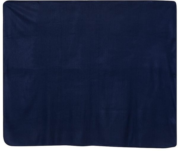 Am image of a Custom Alpine Fleece Value Blanket in Navy!