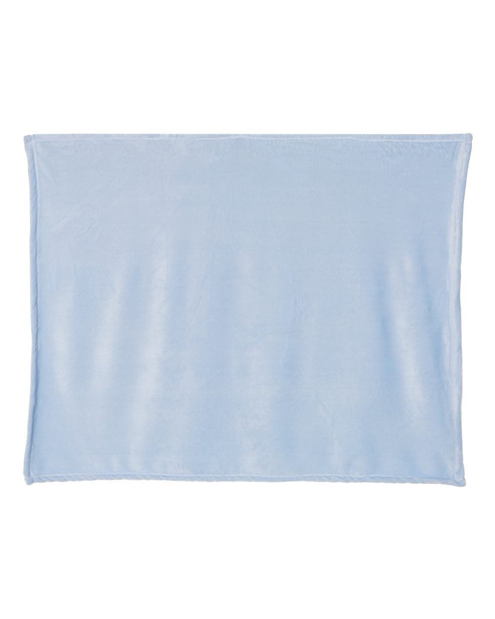 Alpine Fleece Mink Touch Luxury Baby Blanket in Baby Blue