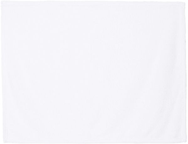 Am image of a Custom Alpine Fleece Mink Touch Luxury Baby Blanket in Pure White!