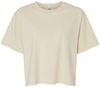 Am image of a Custom American Apparel Womens Fine Jersey Boxy Tee in Creme!