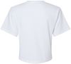 Am image of a Custom American Apparel Womens Fine Jersey Boxy Tee in White!