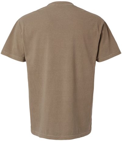 Am image of a Custom American Apparel Garment Dyed Unisex Heavyweight Cotton Tee in Faded Brown!
