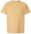 Am image of a Custom American Apparel Garment Dyed Unisex Heavyweight Cotton Tee in Faded Mustard!