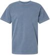Am image of a Custom American Apparel Garment Dyed Unisex Heavyweight Cotton Tee in Faded Navy!