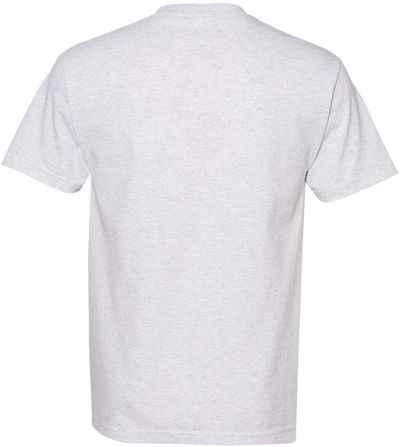 Am image of a Custom American Apparel Heavyweight Cotton Unisex Tshirt in Ash!