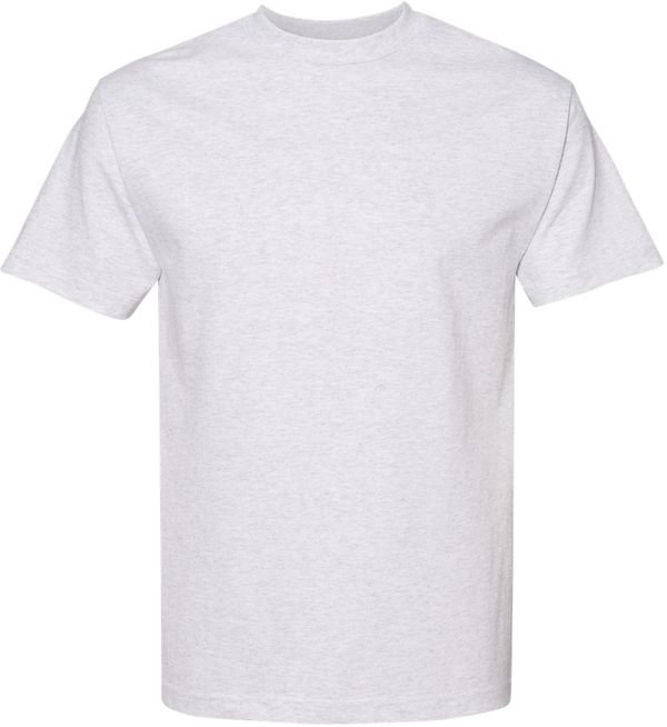 Am image of a Custom American Apparel Heavyweight Cotton Unisex Tshirt in Ash!