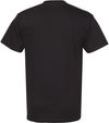 Am image of a Custom American Apparel Heavyweight Cotton Unisex Tshirt in Black!