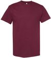 Am image of a Custom American Apparel Heavyweight Cotton Unisex Tshirt in Burgundy!