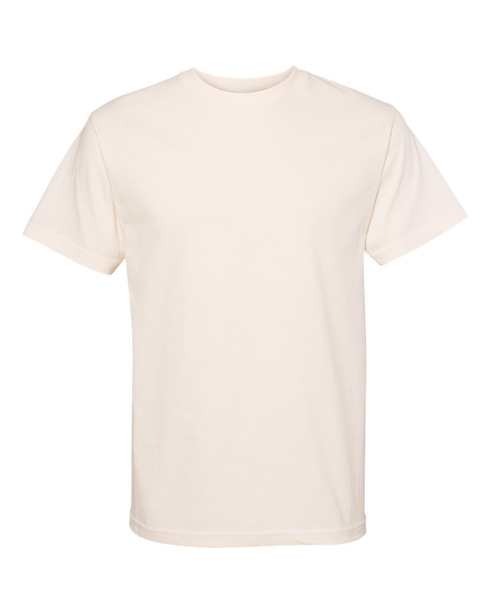 American Apparel Heavyweight Cotton Unisex Tshirt in Cream