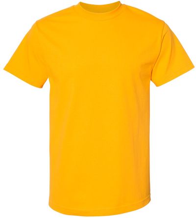 Am image of a Custom American Apparel Heavyweight Cotton Unisex Tshirt in Gold!