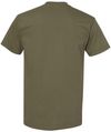 Am image of a Custom American Apparel Heavyweight Cotton Unisex Tshirt in Military Green!