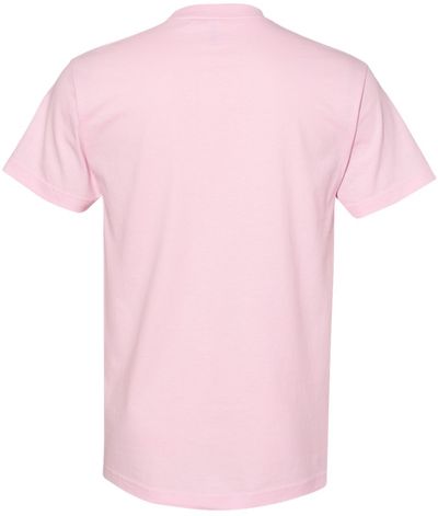 Am image of a Custom American Apparel Heavyweight Cotton Unisex Tshirt in Pink!