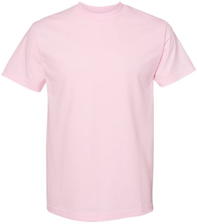 Am image of a Custom American Apparel Heavyweight Cotton Unisex Tshirt in Pink!