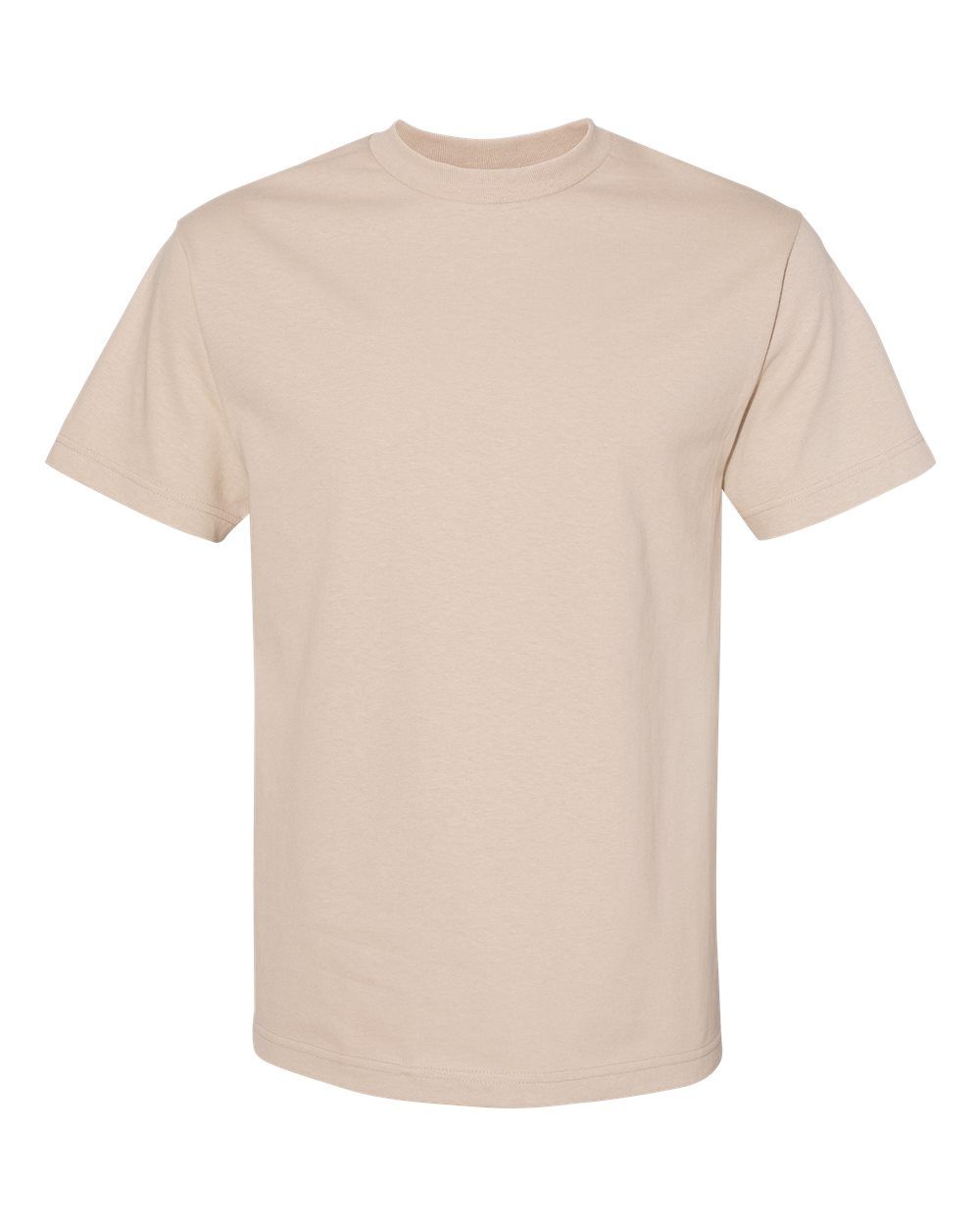 American Apparel Heavyweight Cotton Unisex Tshirt in Sand