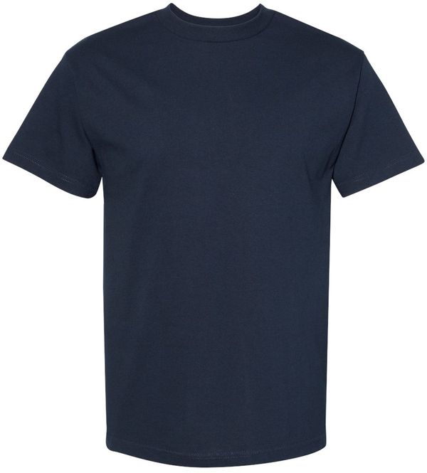 Am image of a Custom American Apparel Heavyweight Cotton Unisex Tshirt in True Navy!