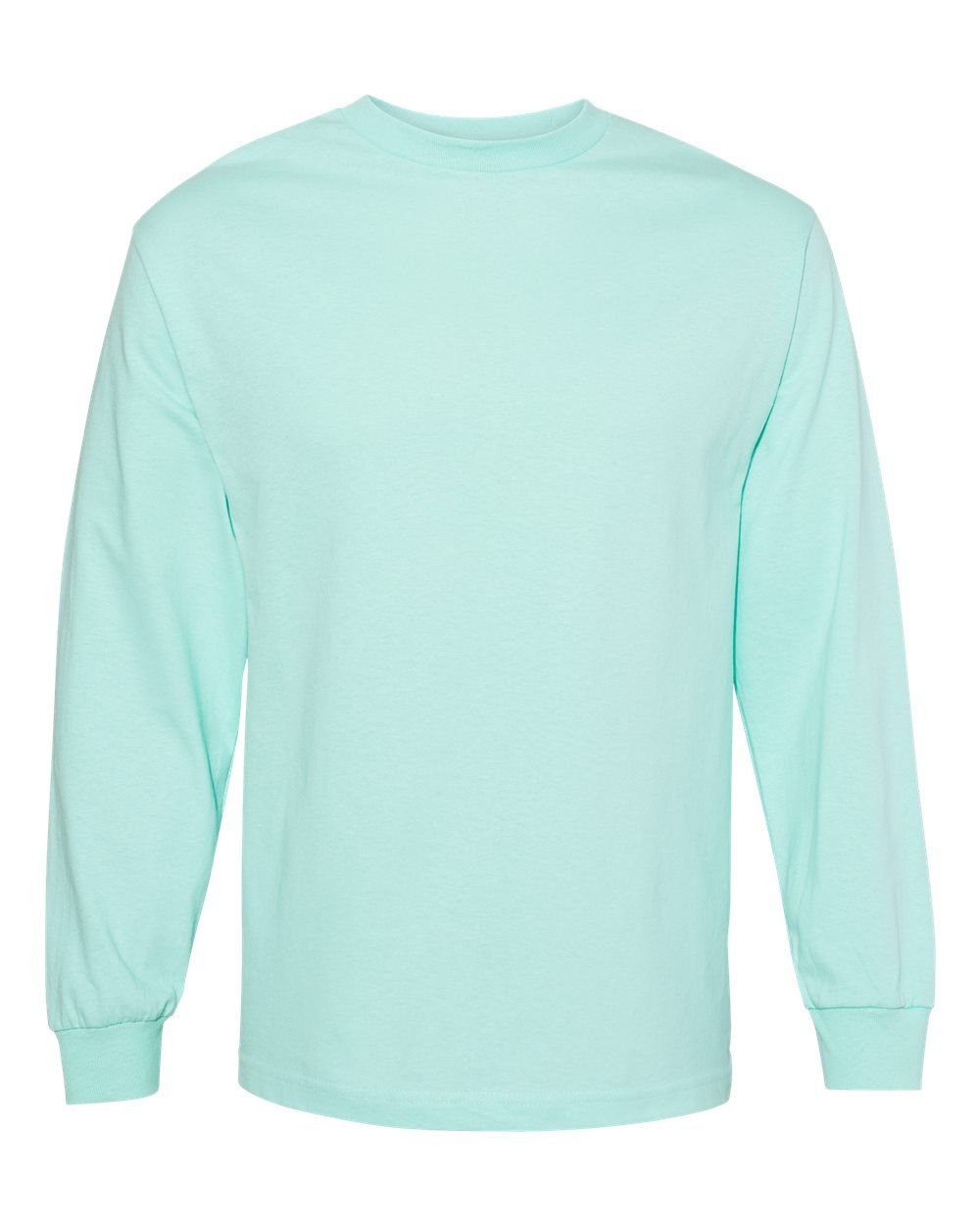 American Apparel Heavyweight Cotton Unisex Long Sleeve Tshirt in Celadon