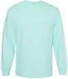 Am image of a Custom American Apparel Heavyweight Cotton Unisex Long Sleeve Tshirt in Celadon!