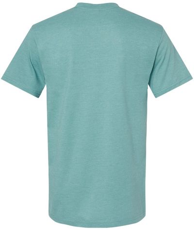 Am image of a Custom American Apparel Unisex CVC Tee in Heather Arctic!