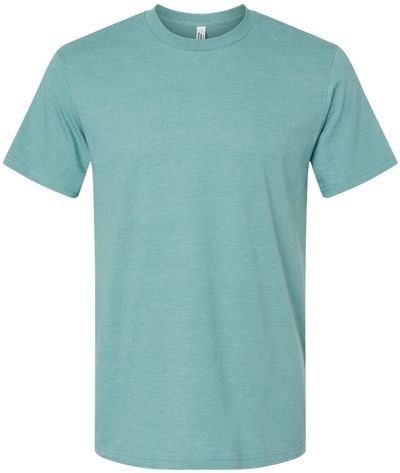 Am image of a Custom American Apparel Unisex CVC Tee in Heather Arctic!