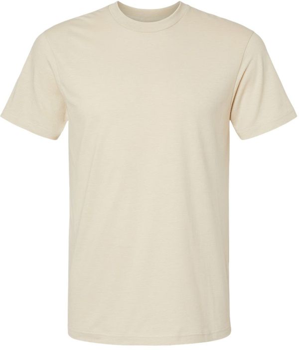 Am image of a Custom American Apparel Unisex CVC Tee in Heather Bone!