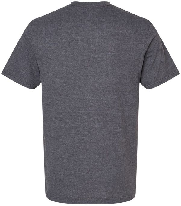 Am image of a Custom American Apparel Unisex CVC Tee in Heather Charcoal!