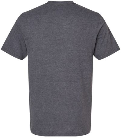 Am image of a Custom American Apparel Unisex CVC Tee in Heather Charcoal!