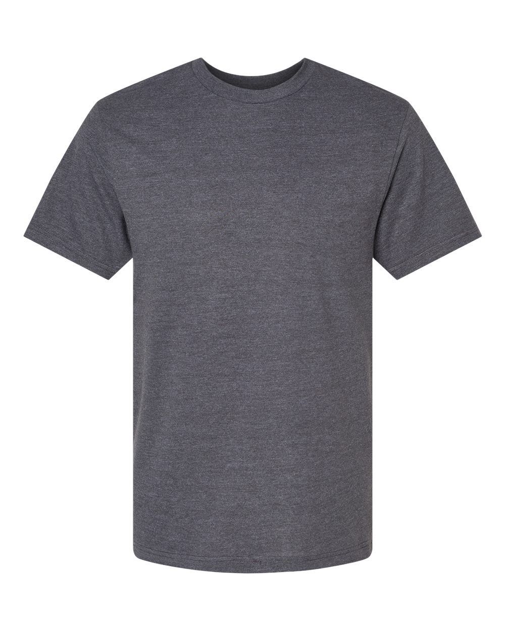 American Apparel Unisex CVC Tee in Heather Charcoal