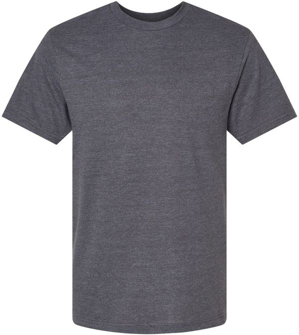 Am image of a Custom American Apparel Unisex CVC Tee in Heather Charcoal!