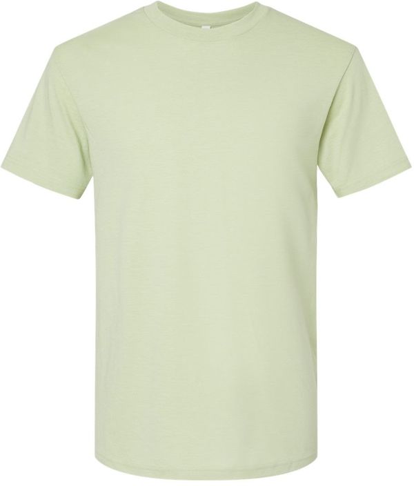 Am image of a Custom American Apparel Unisex CVC Tee in Heather Cucumber!