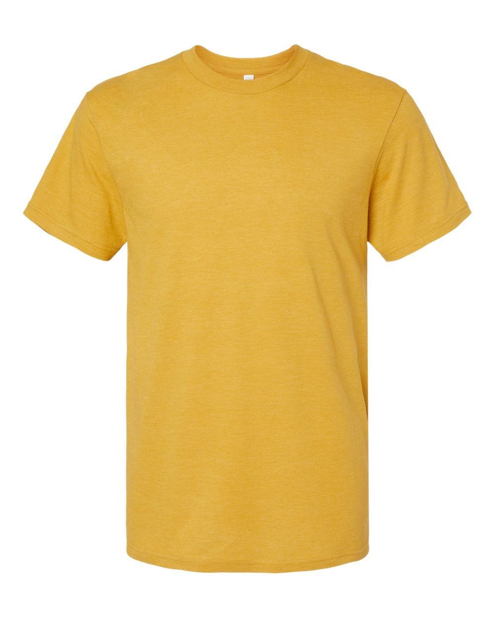 American Apparel Unisex CVC Tee in Heather Mustard