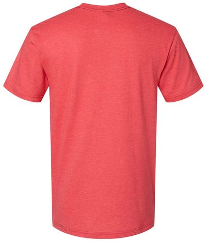 Am image of a Custom American Apparel Unisex CVC Tee in Heather Red!