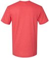 Am image of a Custom American Apparel Unisex CVC Tee in Heather Red!