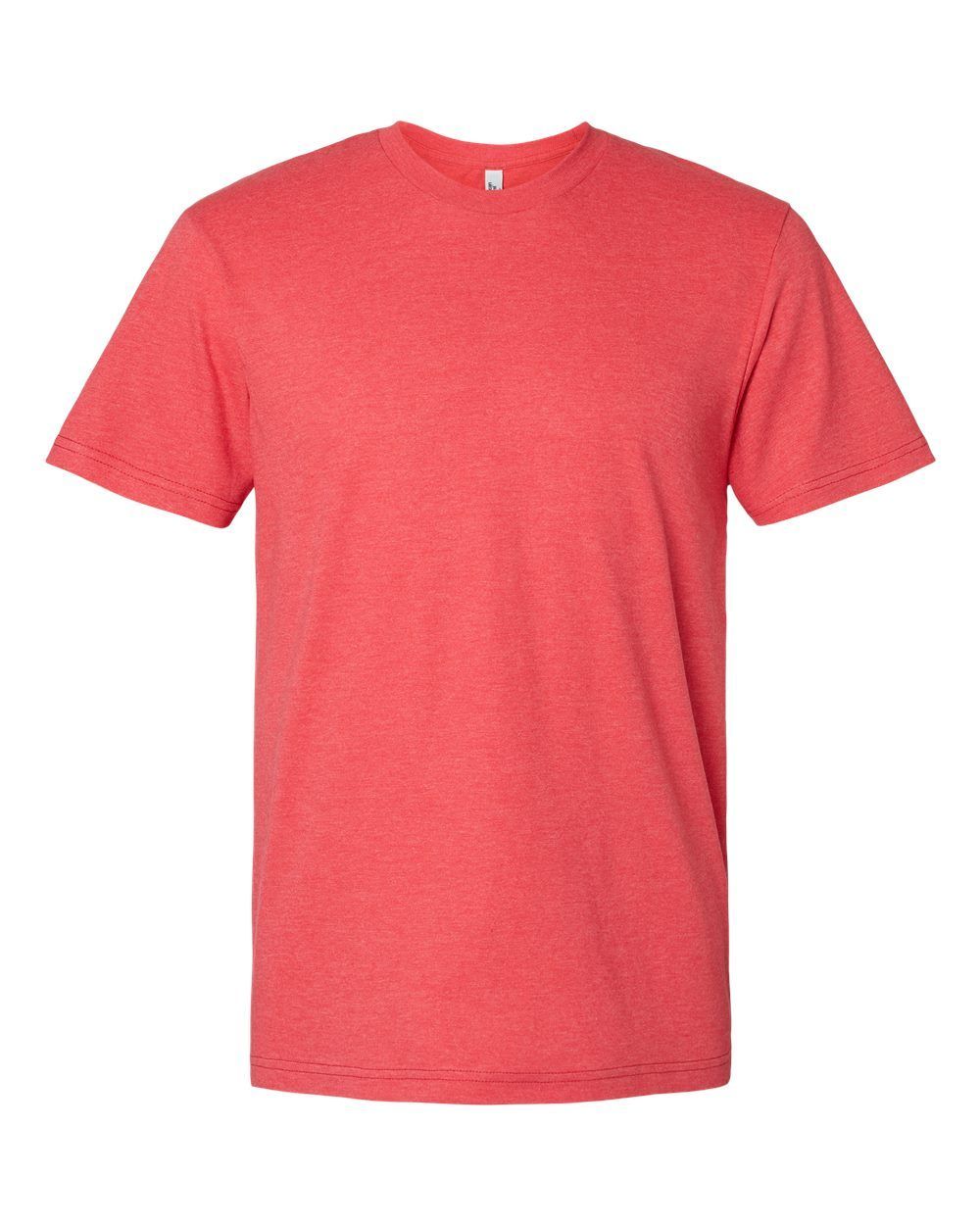 American Apparel Unisex CVC Tee in Heather Red