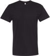 Am image of a Custom American Apparel Fine Jersey Short Sleeve Tee in Black!