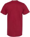 Am image of a Custom American Apparel Fine Jersey Short Sleeve Tee in Cranberry!