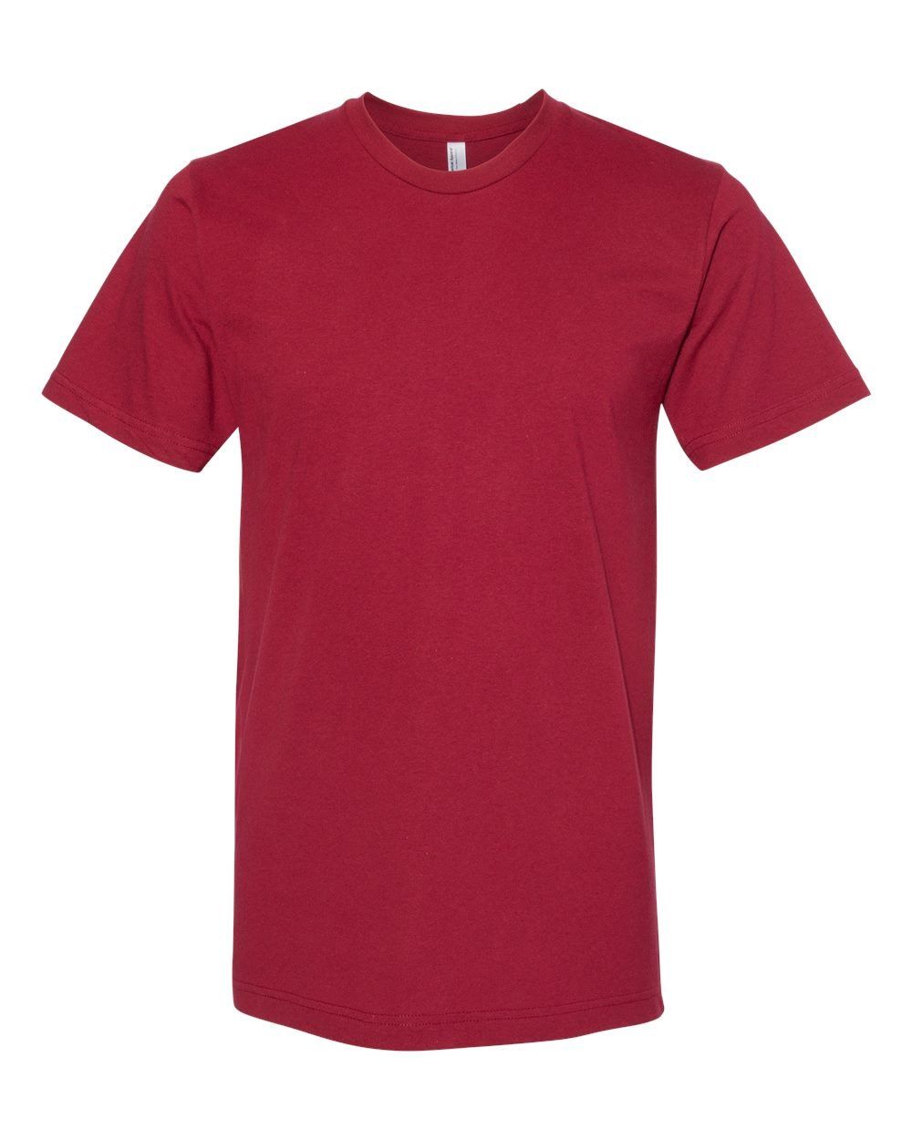 American Apparel Fine Jersey Short Sleeve Tee in Cranberry