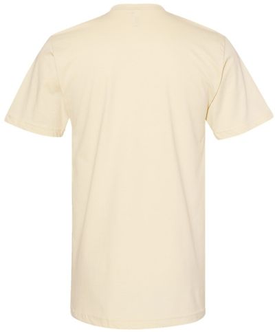 Am image of a Custom American Apparel Fine Jersey Short Sleeve Tee in Cream!