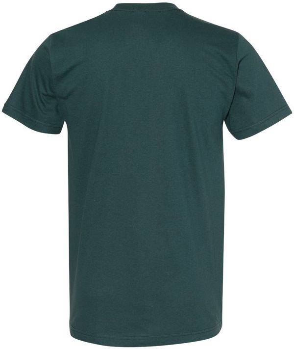 An image of a Custom American Apparel Fine Jersey Short Sleeve Tee in Forest!