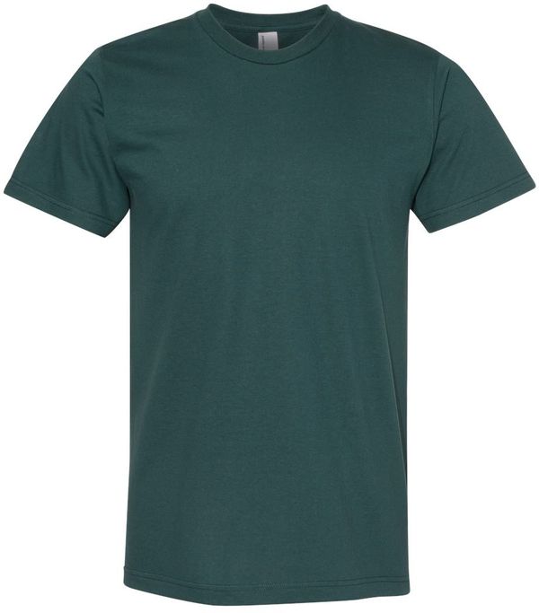 An image of a Custom American Apparel Fine Jersey Short Sleeve Tee in Forest!