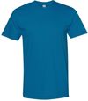 Am image of a Custom American Apparel Fine Jersey Short Sleeve Tee in Sea Blue!