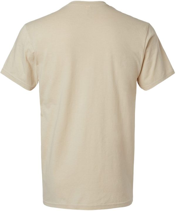 Am image of a Custom American Apparel Unisex CVC Henley Tee in Heather bone!