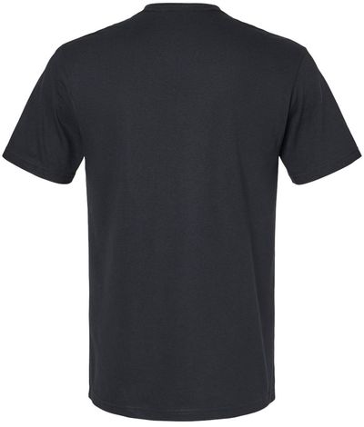 Am image of a Custom American Apparel Unisex CVC V Neck Tee in Black!