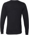 Am image of a Custom American Apparel Fine Jersey Long Sleeve Tee in Black!