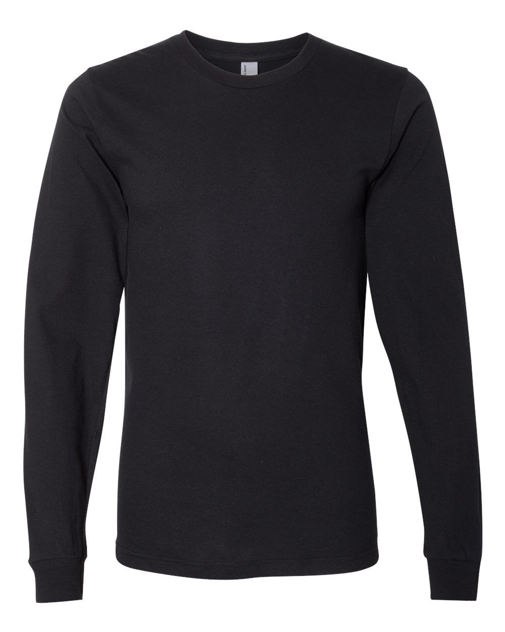 American Apparel Fine Jersey Long Sleeve Tee in Black